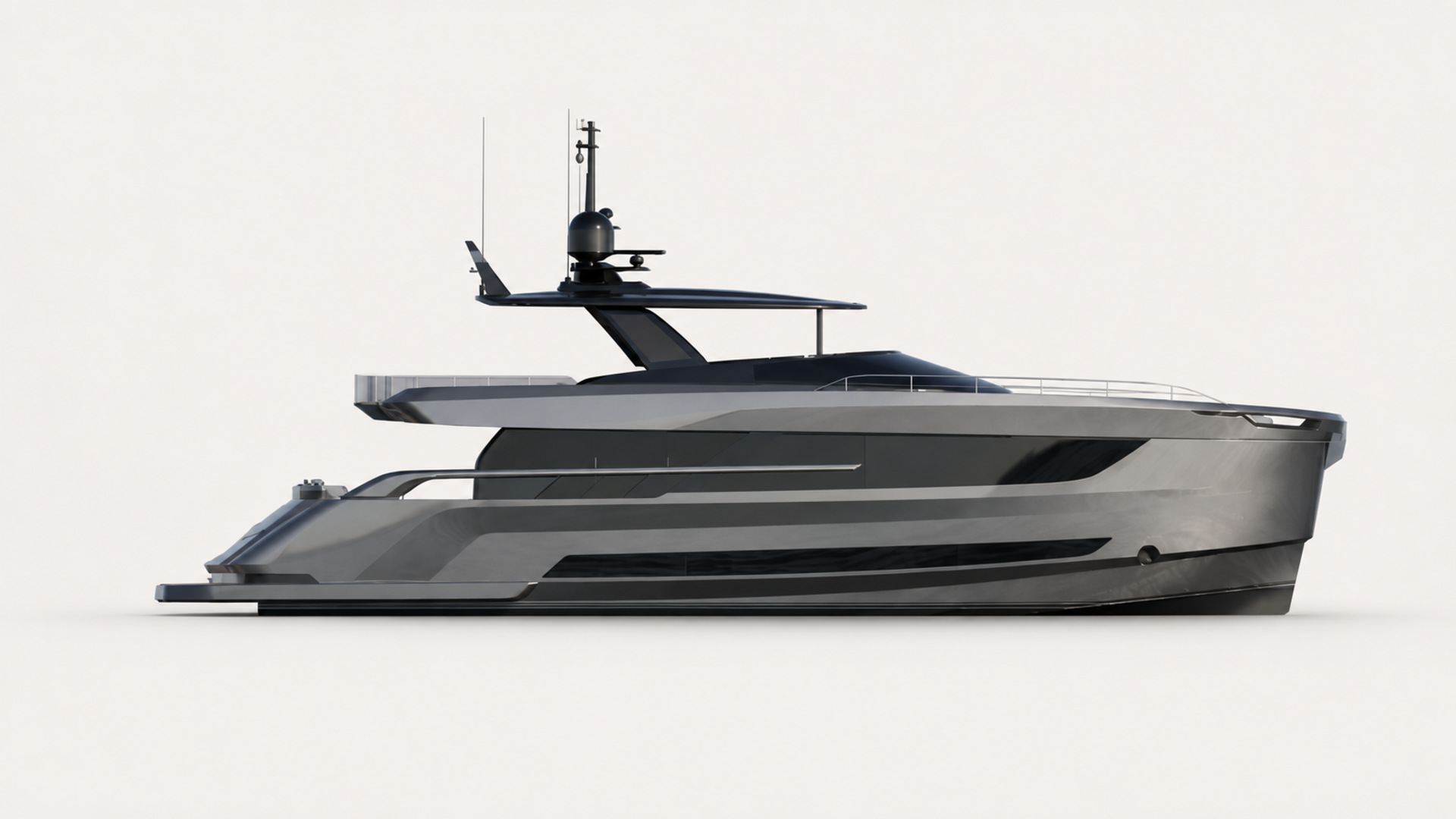 Ocean Walker S80 starboard side profile